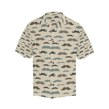 Mustache Pattern Print Design A01 Men's Hawaiian Shirt