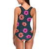 Anemone Pattern Print Design AM08 Women Swimsuit