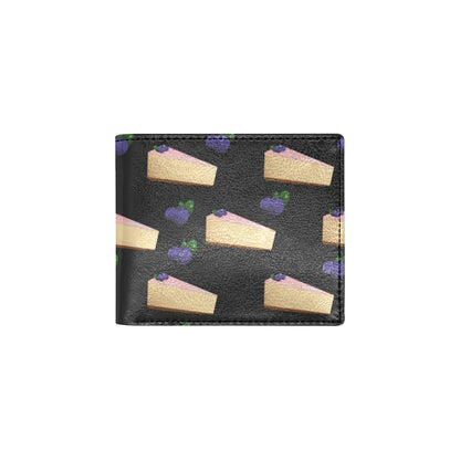 Cheesecake blueberry Pattern Print Design CK01 Men's ID Card Wallet