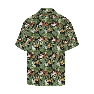 Bird Of Paradise Pattern Print Design 02 Men's Hawaiian Shirt