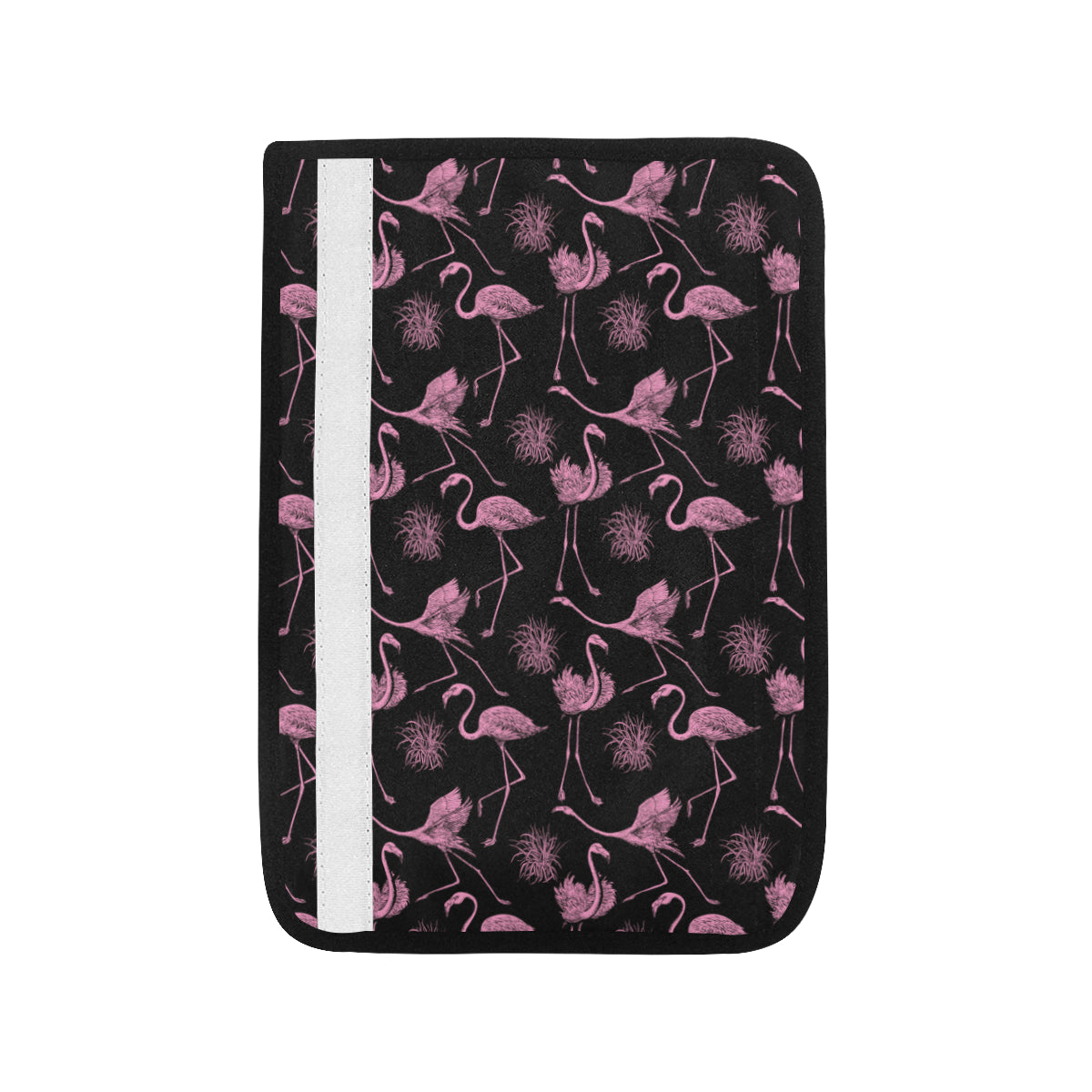 Flamingo Pink Print Pattern Car Seat Belt Cover