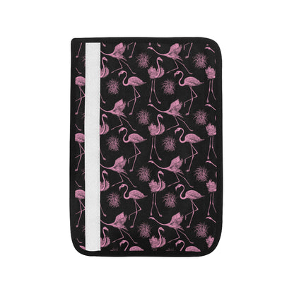 Flamingo Pink Print Pattern Car Seat Belt Cover