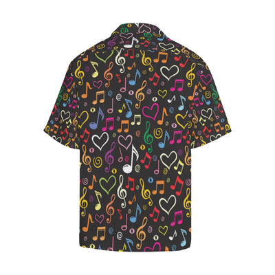 Music note Pattern Print Design A01 Men's Hawaiian Shirt