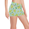 Avocado Pattern Print Design AC011 Yoga Shorts