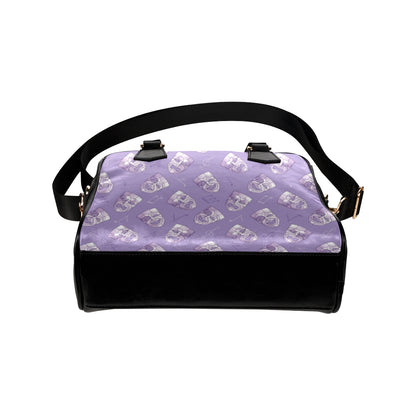 Acting Mask Pattern Print Design 05 Shoulder Handbag