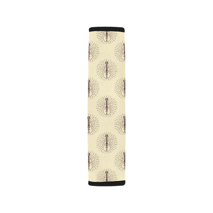 Mandolin Pattern Print Design 02 Car Seat Belt Cover