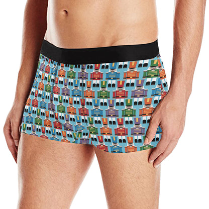 Nutcracker Pattern Print Design A02 Men's Boxer Briefs