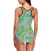 Bird Of Paradise Pattern Print Design BOP04 Women Swimsuit