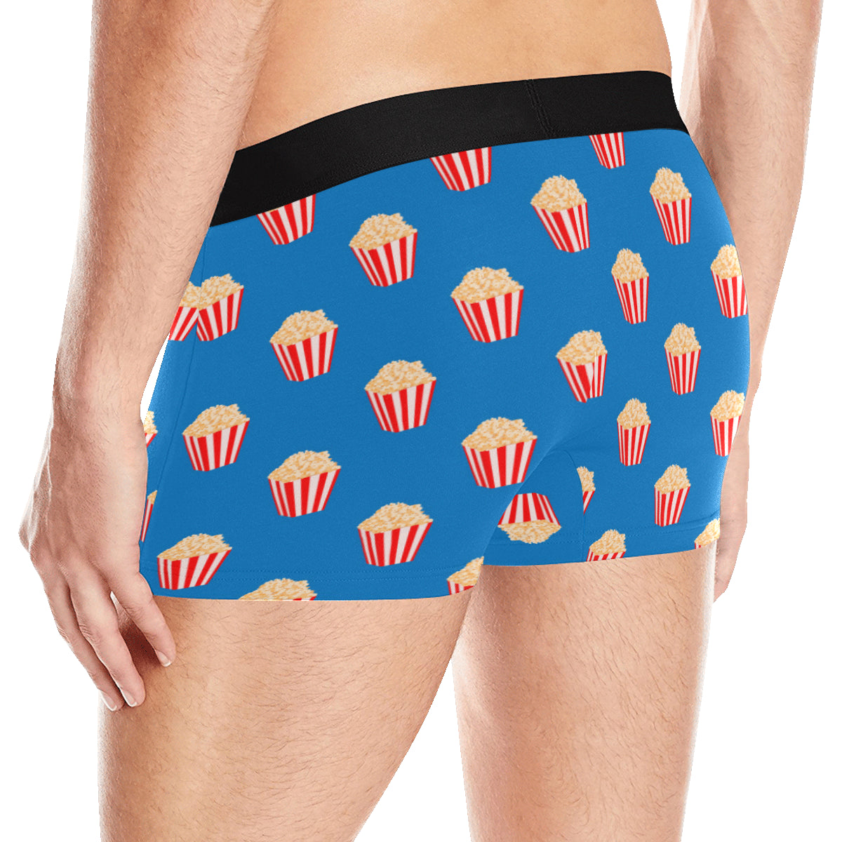Popcorn Pattern Print Design A04 Men's Boxer Briefs