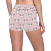 Rabbit Pattern Print Design RB02 Yoga Shorts