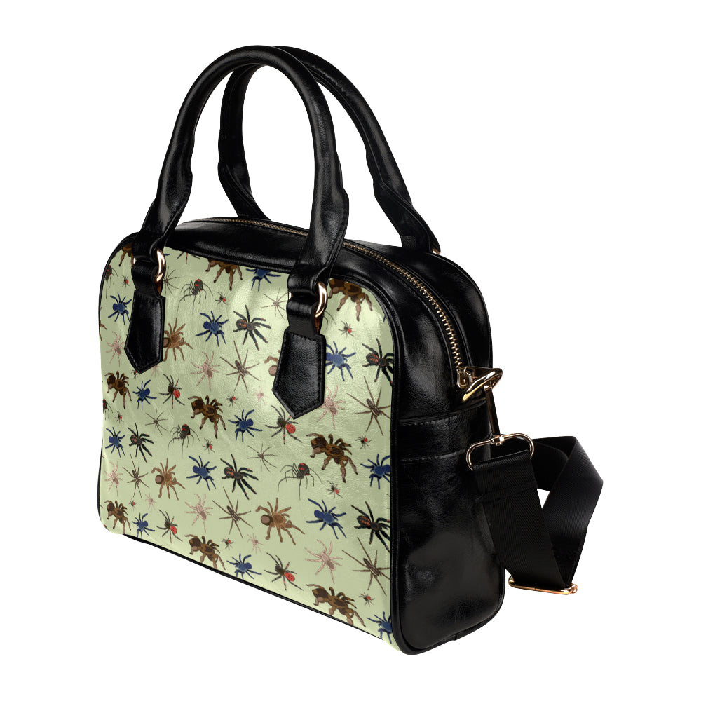 Tarantula Pattern Print Design 02 Shoulder Handbag