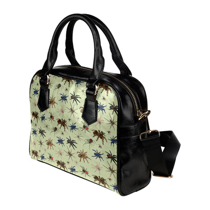 Tarantula Pattern Print Design 02 Shoulder Handbag