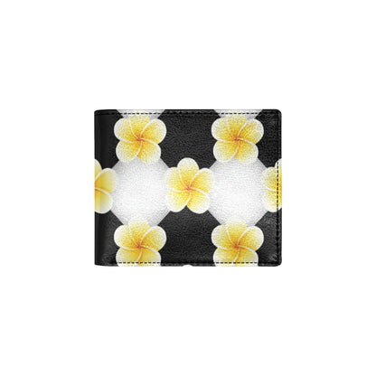 Plumeria Pattern Print Design A04 Men's ID Card Wallet