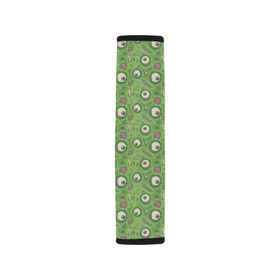 Zombie Eyes Design Pattern Print Car Seat Belt Cover