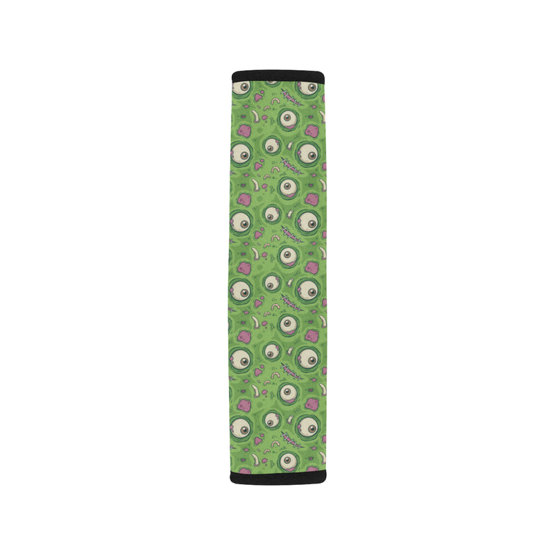 Zombie Eyes Design Pattern Print Car Seat Belt Cover