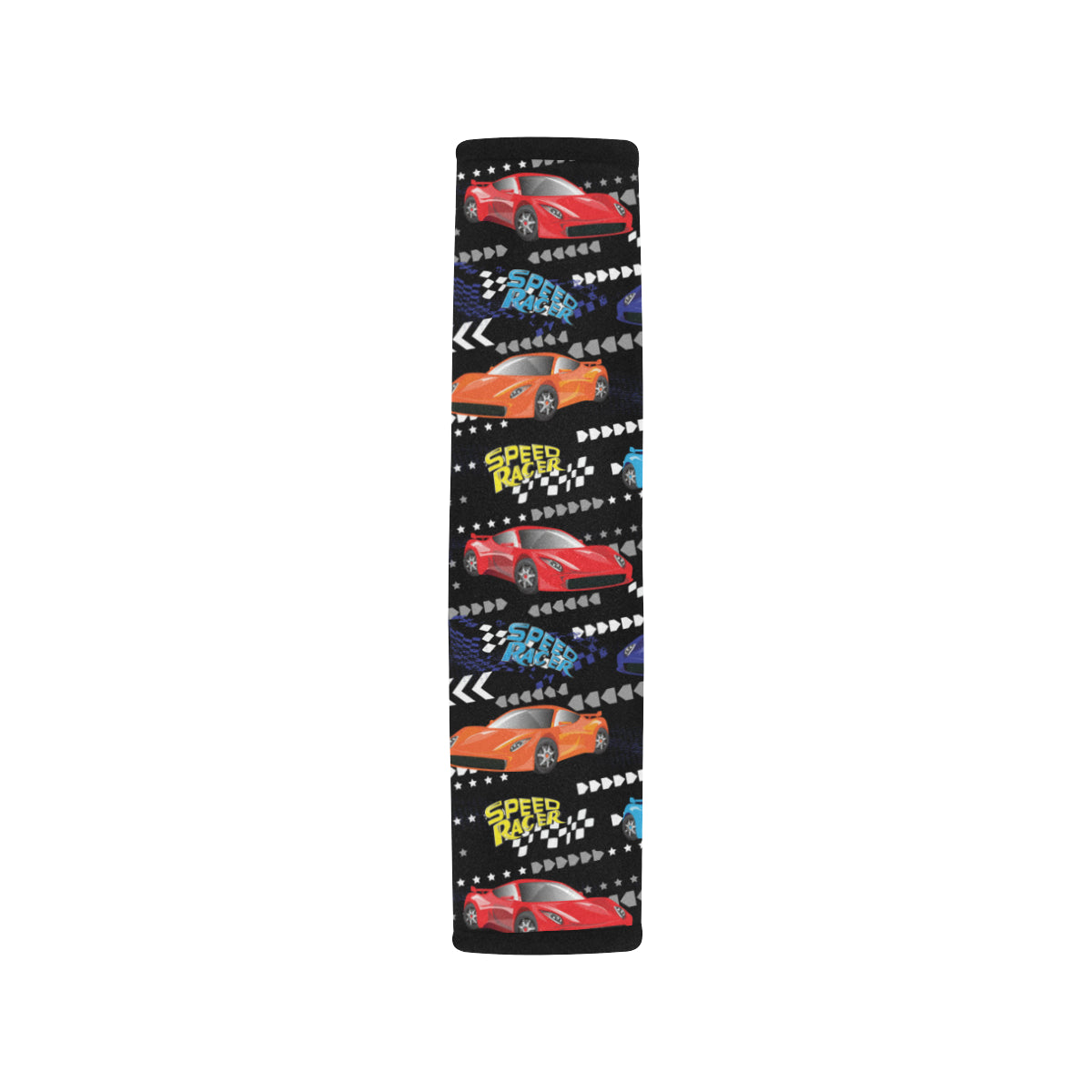 Racing Pattern Print Design A05 Car Seat Belt Cover