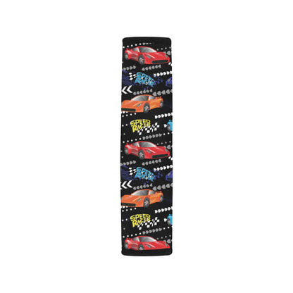 Racing Pattern Print Design A05 Car Seat Belt Cover