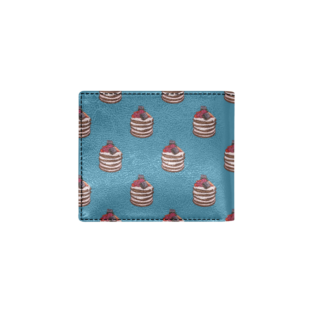 Pancake Pattern Print Design A03 Men's ID Card Wallet