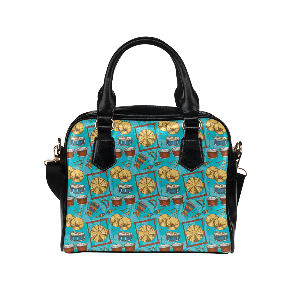 Percussion Pattern Print Design 03 Shoulder Handbag