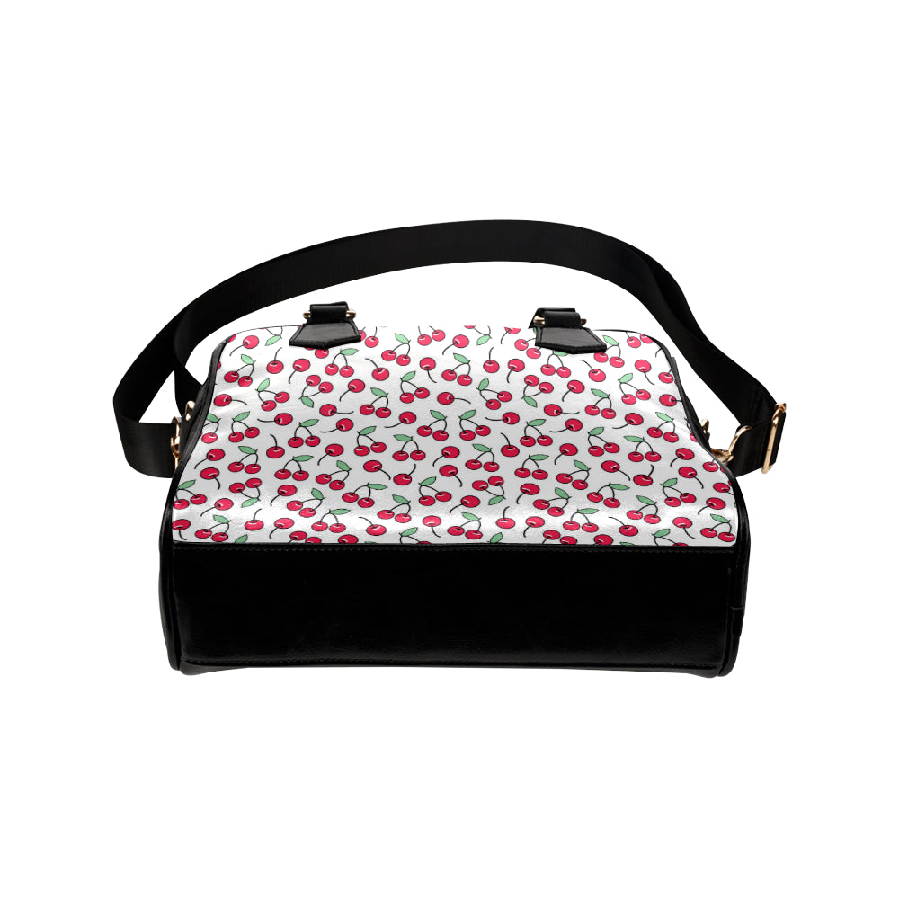 Cherry Pattern Print Design 03 Shoulder Handbag