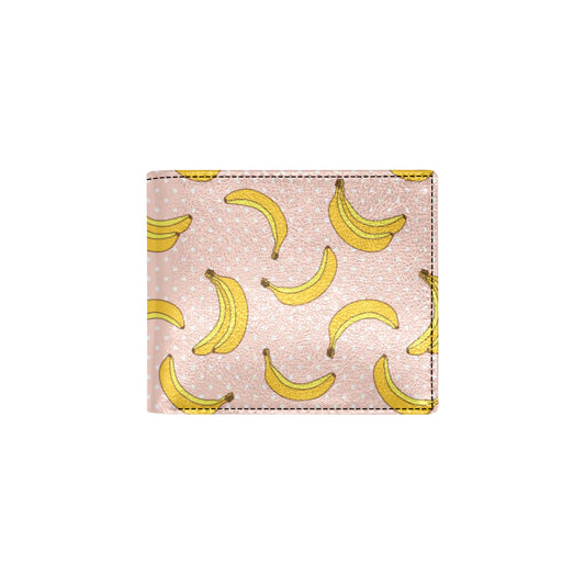 Banana Pattern Print Design BA06 Men's ID Card Wallet