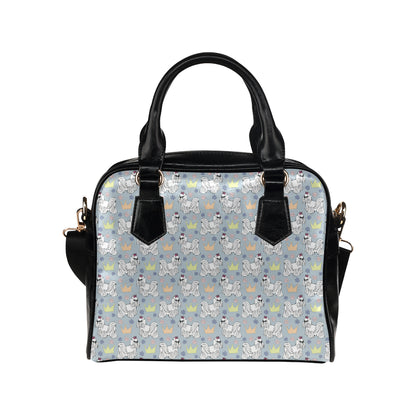 Maltese Pattern Print Design 04 Shoulder Handbag