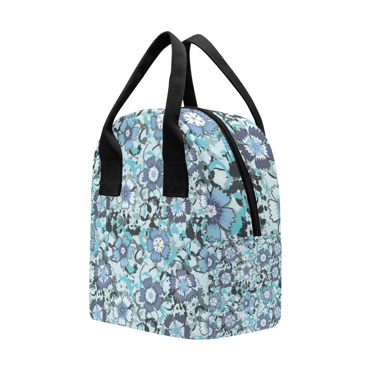 Carnations Pattern Print Design CN04 Insulated Lunch Bag