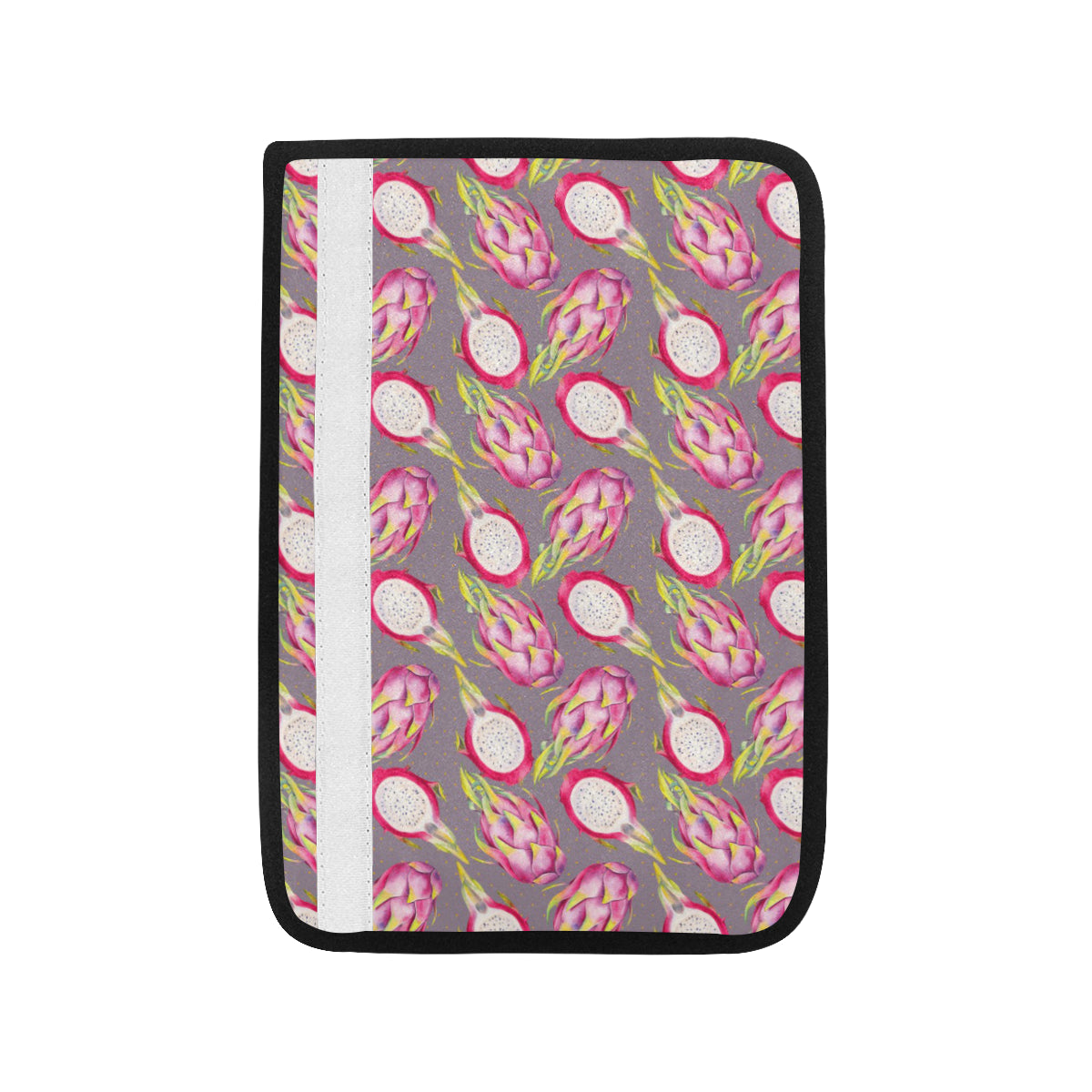 Dragonfruit Pattern Print Design DF03 Car Seat Belt Cover