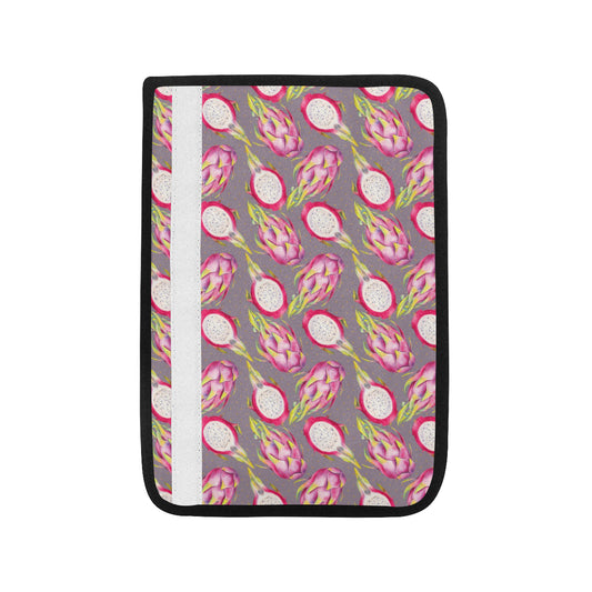 Dragonfruit Pattern Print Design DF03 Car Seat Belt Cover
