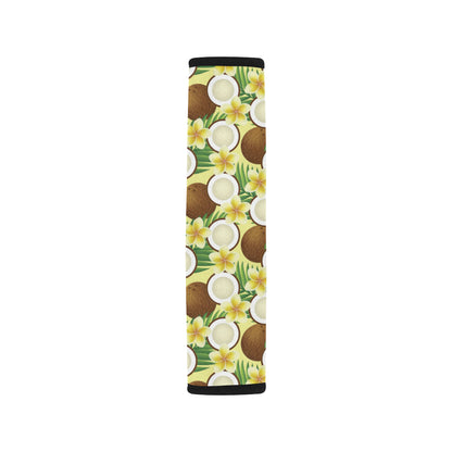 Coconut Pattern Print Design CN02 Car Seat Belt Cover