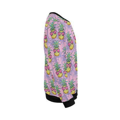 Pineapple Pattern Print Design PP06 Men Long Sleeve Sweatshirt