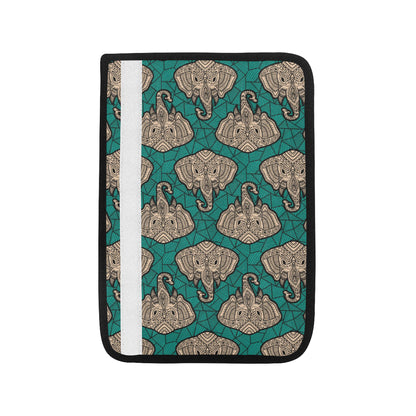 Boho Head Elephant Car Seat Belt Cover