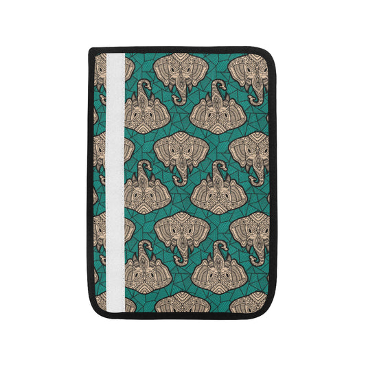 Boho Head Elephant Car Seat Belt Cover