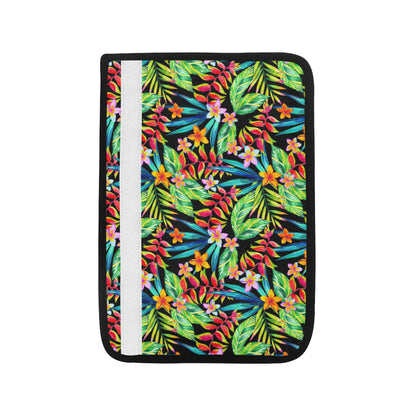 Heliconia Pattern Print Design HL09 Car Seat Belt Cover