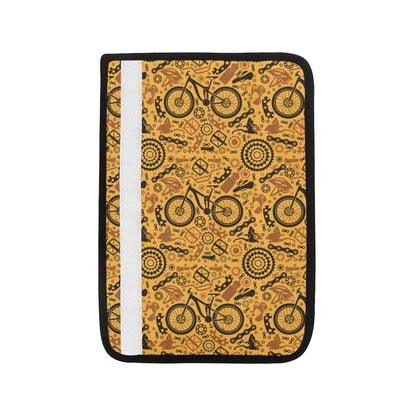 Mountain bike Pattern Print Design 03 Car Seat Belt Cover