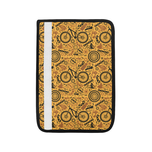 Mountain bike Pattern Print Design 03 Car Seat Belt Cover