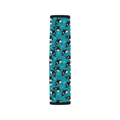Whale Sea Design Themed Print Car Seat Belt Cover