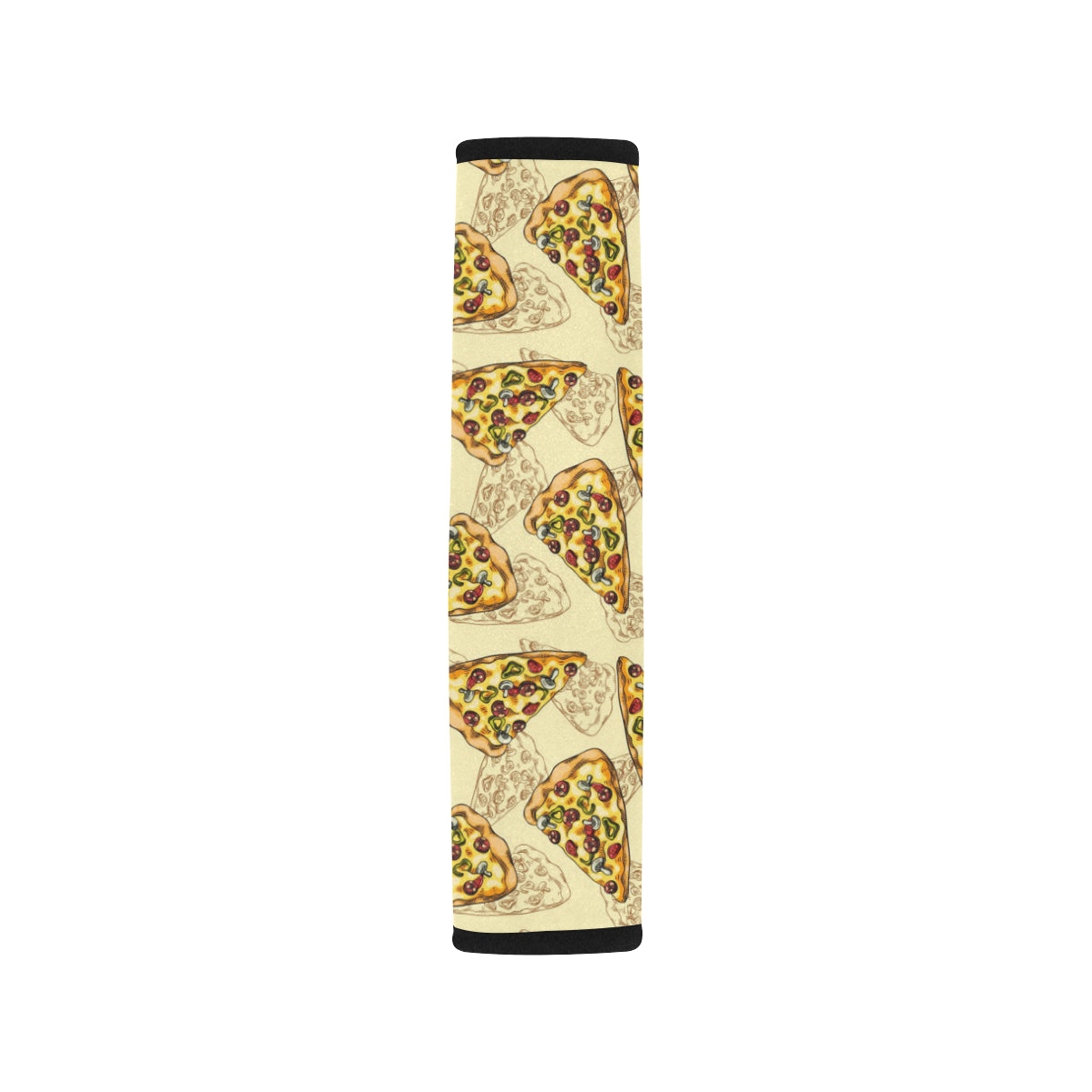 Pizza Pattern Print Design A01 Car Seat Belt Cover