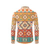 Navajo Pattern Print Design A01 Men's Long Sleeve Shirt