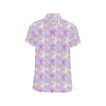 copy Men's Short Sleeve Button Up Shirt