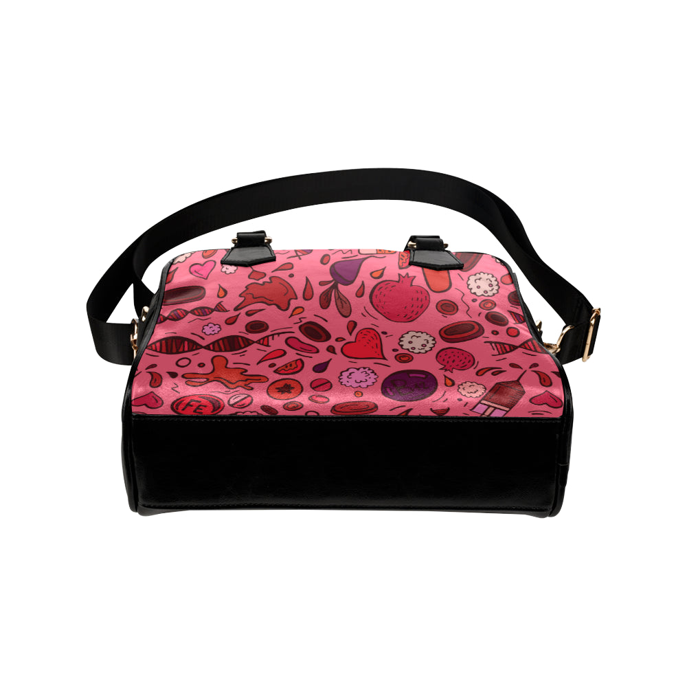 Phlebotomist Pattern Print Design A01 Shoulder Handbag
