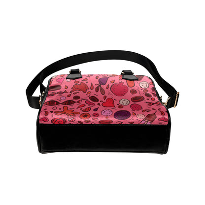 Phlebotomist Pattern Print Design A01 Shoulder Handbag