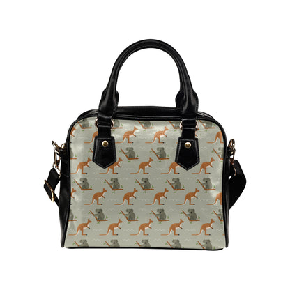 Koala Pattern Print Design 03 Shoulder Handbag
