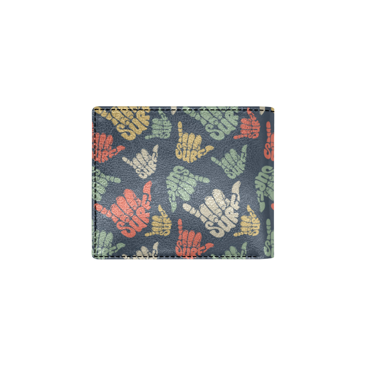 Surf Hand sign Men's ID Card Wallet