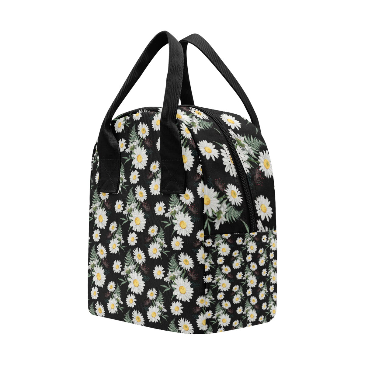 Daisy Pattern Print Design DS07 Insulated Lunch Bag