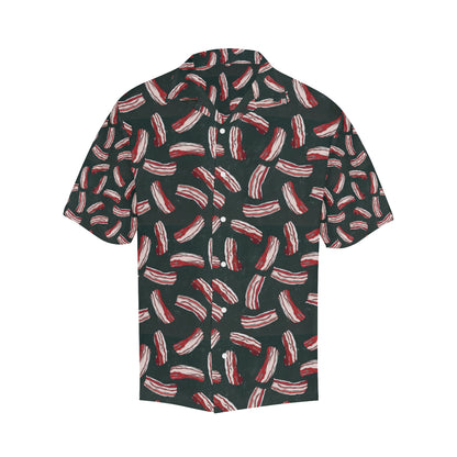 Bacon Pattern Print Design 02 Men's Hawaiian Shirt