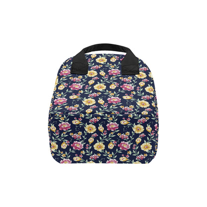 Gerberas Pattern Print Design GB03 Insulated Lunch Bag