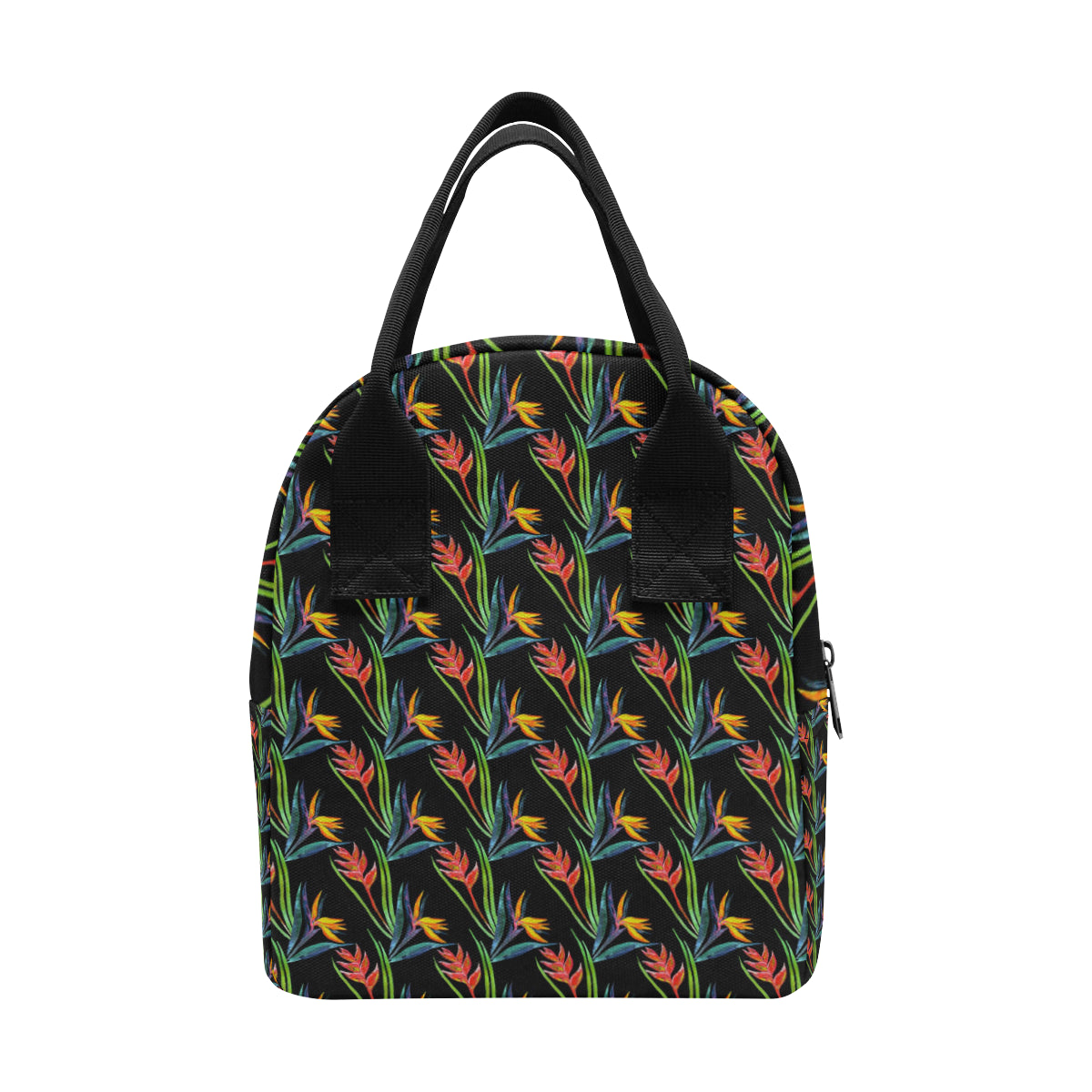 Heliconia Pattern Print Design HL04 Insulated Lunch Bag