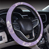 Acting Mask Pattern Print Design 05 Steering Wheel Cover with Elastic Edge