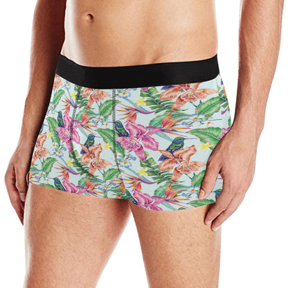 Hummingbird Tropical Pattern Print Design 05 Men's Boxer Briefs